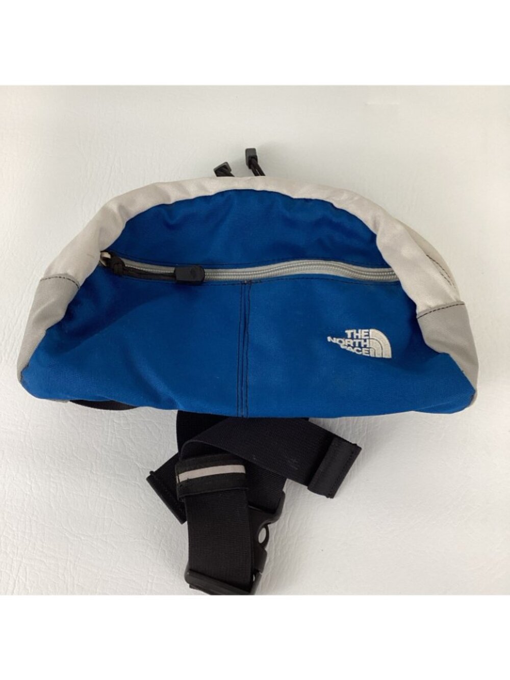 The North Face Roo Fanny Pack Waist Bag Hiking Outdoor 11” x 7” Blue Gray - Picture 3 of 7